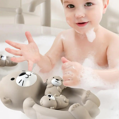 Floating Bath Otter Family