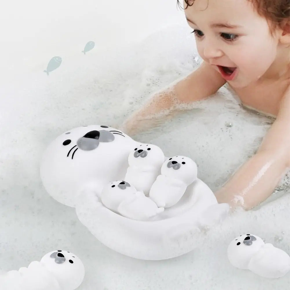 Floating Bath Otter Family