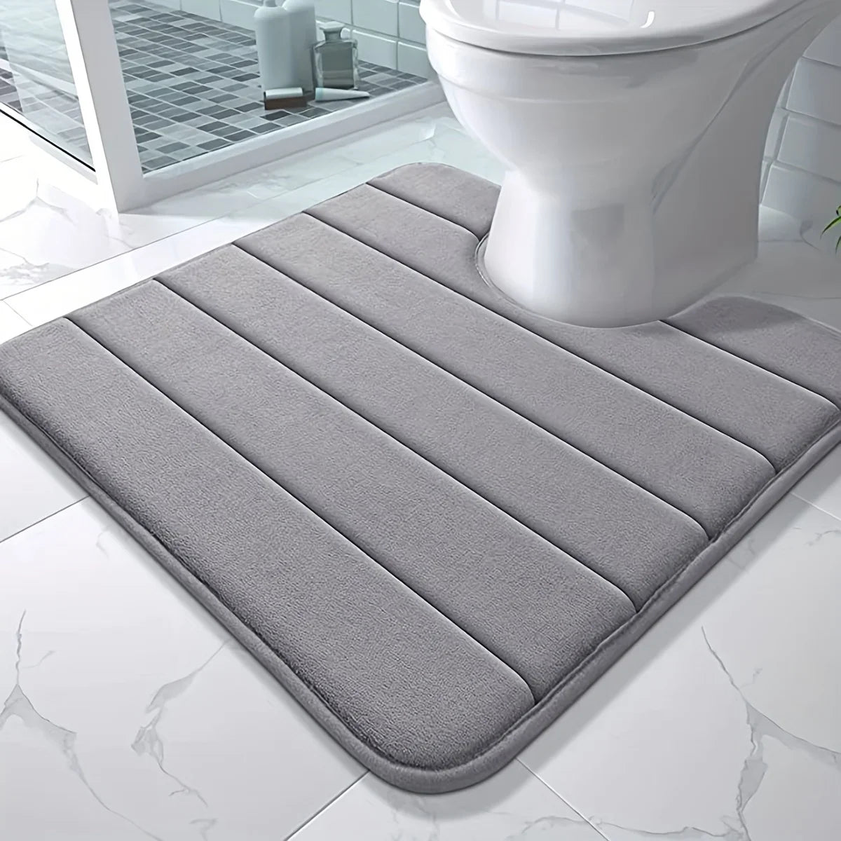 U-Shaped Toilet Mat