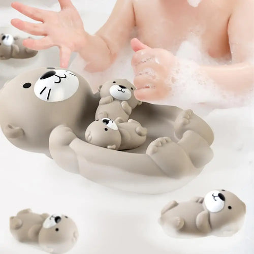 Floating Bath Otter Family