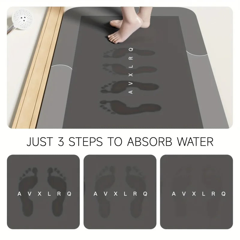 Super Absorbent Earth Bath Mat