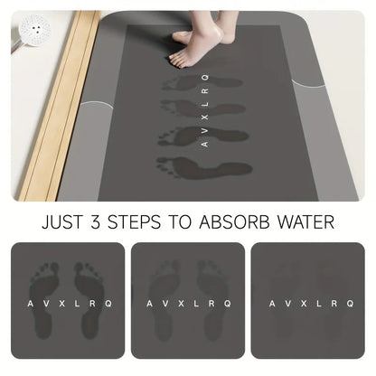 Super Absorbent Earth Bath Mat